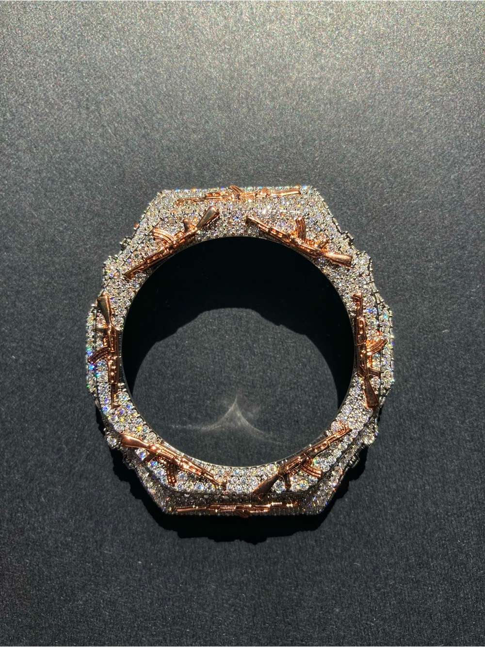 ✨ Moissanite G-Shock Ak47 Upgrade Bezel 💎 GRA Certificate Included ✨